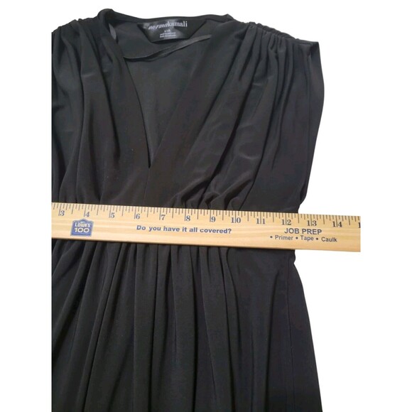Norma Kamali Little Black Sleeveless Cocktail Classy Dress Women's S D26 - Picture 4 of 8